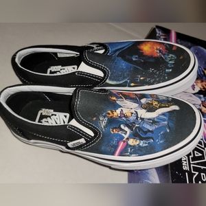 Vintage Vans Slip on StarWars A New Hope Collectible Darth Luke Star Wars IV